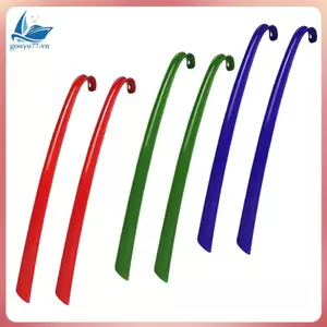 6 Chiếc Móc Shoehorn Tay Cầm Dụng Cụ Trợ Giúp Giày Đeo Giày Nâng Giày Di Động Sừng Giày Dụng Cụ Sừng Giày