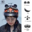 QMP 3c Được Chứng Nhận Hoạt Hình Gấu Trúc Mũ Bảo Hiểm Xe Điện Nửa Mũ Bảo Hiểm Mùa Đông Nam Nữ Cặp Đôi Mũ Bảo Hiểm Harley Dễ Thương Giá Trị Cao