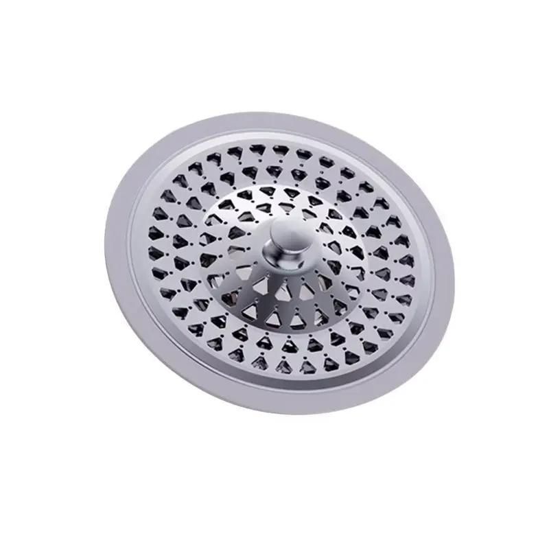 (Inox) Nắp đậy cống thoát sàn cao cấp,viền silicon đậy kín,Thoát nước nhanh Chống hôi chống côn trùnġ