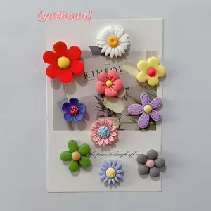 10 Nam Châm Tủ Lạnh Nhựa Mờ Hoa Kẹo Sáng Tạo Hàn Quốc 3d Nam Châm Hoạt Hình Nam Châm Trang Trí Nhà Sáng Tạo Từ Tính Stier