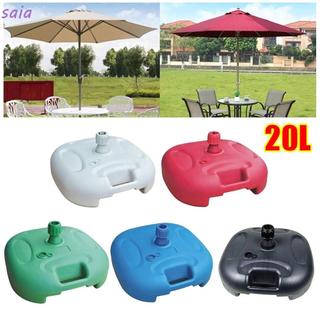 SAIA 1 cái chống thấm nước mưa, đế dù nhựa chịu lực 20L cho đám cưới, bóng vòm và bãi biển câu cá