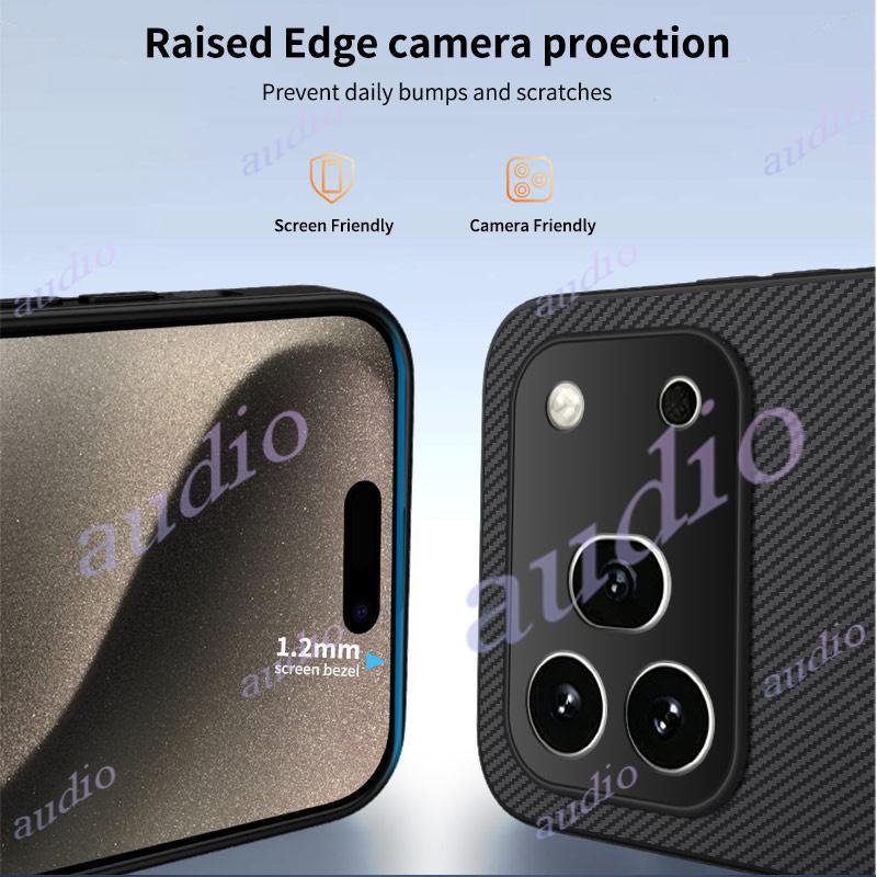 HONOR 600 Pro 5G Da Sang Trọng Sợi Carbon Từ Tính Ốp lưng Honor 600 Pro Honor600 Pro 5G Silicon Mềm Bảo Vệ Ốp Lưng Chống Sốc Cho Honor 600Pro Honor600Pro 5G