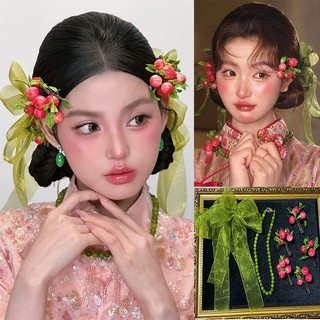 1 bộ kẹp tóc nơ, mũ cô dâu mới, phụ kiện khí chất thời trang