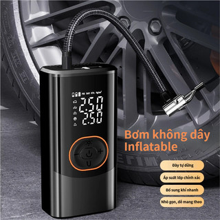 Máy bơm không khí lốp không dây chất lượng cao, thông minh, dung tích lớn-Thích hợp cho ô tô, xe máy, xe đạp
