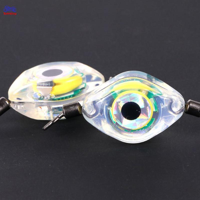 XOITOP Đèn LED cá mini - Mồi câu cá dưới nước hình mắt cá mực dạ quang