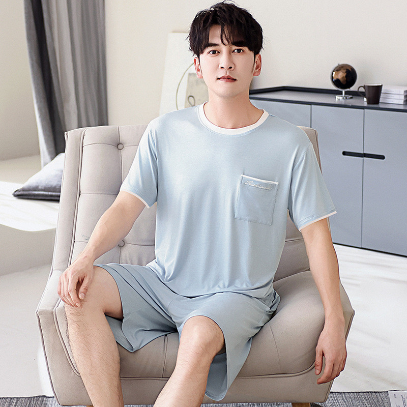 Bộ đồ ngủ Modal nam thoáng khí, phù hợp mùa xuân hè