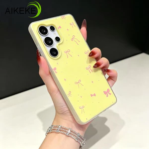 Ốp Điện Thoại Màu Kẹo Nơ Grace Đơn Giản Cho Vivo Y18 Y18T Y18i Y18E Y17 Y17S Y16 Y15S Y15A Y15 Y12 Y12i Y12S Y12A Y11 Y11S Y11D Y05 4G 5G Matte Chống Rơi 2 in1 Bìa Cứng