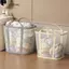 JCSYFAC Nylon Lưới Giặt Giỏ Có Tay Cầm Gấp Thoáng Khí Di Động Bẩn Quần Áo Tổ Chức Túi Dung Tích Lớn Đồ Chơi Túi Bảo Quản Mới