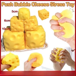Cực Lớn Phô Mai Fidget Đồ Chơi Chậm Có Thể Định Hình Bóng Thông Hơi Thực Tế Khổng Lồ Bóp Đồ Chơi Để Giảm Căng Thẳng