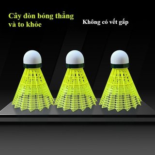 Cầu lông bằng Nylon - 12 gói - Dẻo dai, phù hợp cho các hoạt động thể thao trong nhà và ngoài trời