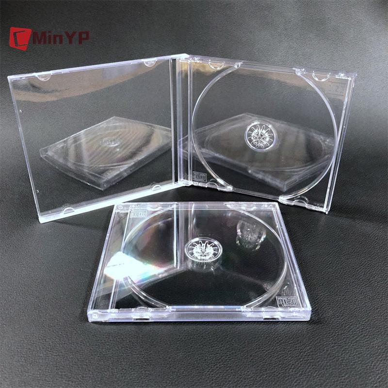 CMinYP Nhựa Trong Suốt Đĩa Đơn Hộp Đựng CD CD CD CD Thiên Tính Đĩa DVD Hộp Bảo Quản Hộp Sắp Xếp Album Hộp Trường Hợp Vinh Quang