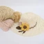 SMILE 200g Sợi Rơm Raffia, Sợi Móc Sợi 2 Lớp Sợi Tự Nhiên, Họa Tiết Lông Tơ Thủ Công DIY Màu Trơn Sợi Pha Trộn Thủ Công Chất Liệu