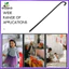 Trang Phục Đi Bộ Gậy Nhựa Halloween Trang Phục Canes 76.00X10,00X2.00CM Đen zhenghtr
