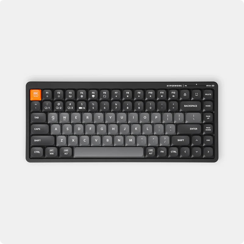 Bàn phím không dây HyperWork SilentKey Mini | TS01M - Hàng chính hãng