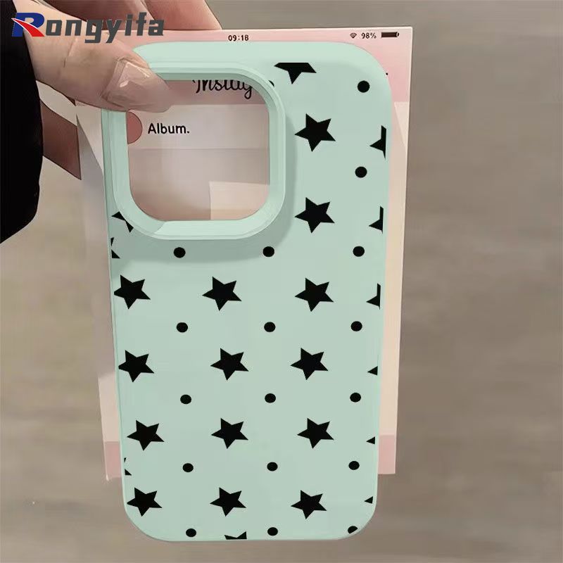 Ốp Điện Thoại Ngôi Sao Hoạt Hình Cho OPPO Reno 15F 15C 15 Pro Max Mini 14 13 11 Pro 5G Vỏ Màu Kẹo Vỏ Mềm Mờ Dễ Thương