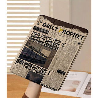 Ốp Lưng Báo chí về Harry Potter Cho iPad A16 Air 4/5/6/7/8 Pro 11 Pro M3 Y-fold iPad Gen 12 11 10 9 8 7 6 5 Mini 6/7