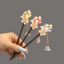 Mới Phong Cách Trung Hoa Lily Của Thung Lũng Tua Rua Bước Lắc Kẹp Tóc Phong Cách Cổ Đại Sườn Xám Hanfu Chảo Tóc Bằng Gỗ Kẹp Tóc Sang Trọng Kẹp Tóc Phụ Kiện Tóc Nữ