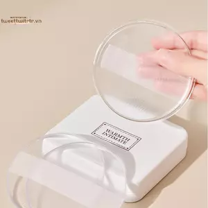 TRTR Mềm Silicone Gel Bột Puff Bọt Biển Cho Cơ Thể Kem Nền Mặt Trong Suốt Không Bột Ăn Puff Applicator Dụng Cụ VN