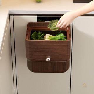 Thùng Rác Treo Không Uốn Cong Dung Tích Lớn Không Chiếm Đất Thùng Rác Có Thể Đục Lỗ Tủ Treo Thùng Rác Gia Đình Nhà Bếp Mặt Bàn Thùng Rác Có Nắp Khử Mùi Thùng Rác Treo Tường Thùng Rác Màu Hạt Gỗ Bảo Quản Nhà Bếp Thùng Rác Có Thể Đa Năng Nhà Bếp Thùng rác c