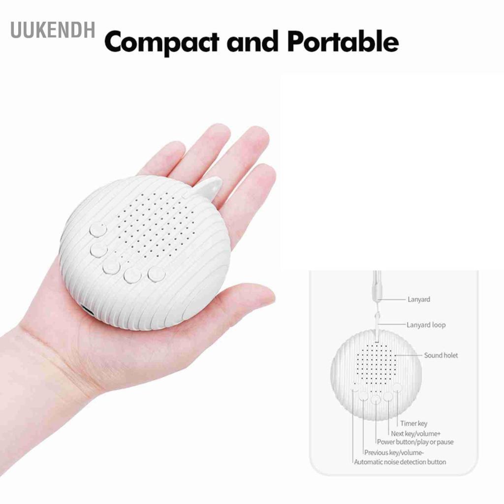 Uukendh uukenh Máy ngủ êm dịu cho bé 10 Bộ hẹn giờ âm thanh êm dịu Máy tạo tiếng ồn trắng cho