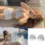 NICOLOO Silicone Bra Chèn, Miếng đệm đẩy dễ thương có thể tái sử dụng, Miếng đệm dày thân thiện với da Nâng ngực Tấm lót ngực Đồ bơi