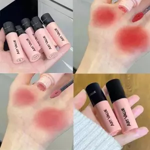 TRTR Pink Ink Party Velvet Lip Mud Matte Mist Sweet Girl Looks White Lip Gloss Lâu trôi Chống thấm nước mượt mịn màng Lipsti VN