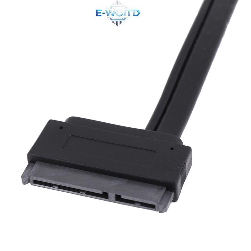 E-WOITD Power esata usb 2.0 5v 12vbo đến 2.5 '' 3.5 '' 22pin sata hdd cáp chuyển đổi E-WOITD