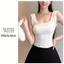Milyfashion Trắng Có Miếng Lót Ngực Slim-fit Slimer Nhìn Nấm Ren Sling Ngắn Top Nữ Phong Cách Mới CIF2