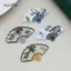 AqToCna 10 Chiếc Phong Cách Trung Hoa Vintage Tre In Quạt Quyến Rũ Cho Bông Tai Móc Khóa DIY Mặt Dây Chuyền Trang Sức Làm Chất Liệu Phụ Kiện AqToCna