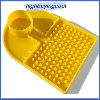 Bộ cấp nước cho ong HCVN Thiết kế mới Lối vào tổ ong cho ăn Bộ chuyển đổi chai khoáng chất bên trong Chống chết đuối Đồ nuôi ong HOT
