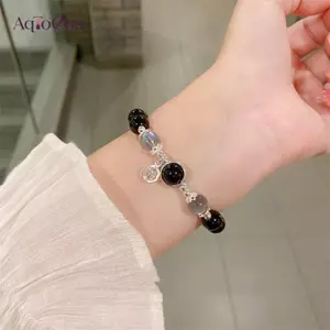 AqToCna Tinh Tế Pha Lê Đính Hạt Vòng Tay Nữ Ins Phong Cách Hợp Thời Trang Thoáng Mát Vòng Tay Thời Trang Đơn Giản Trang Sức Dự Tiệc Quà Tặng AqToCna