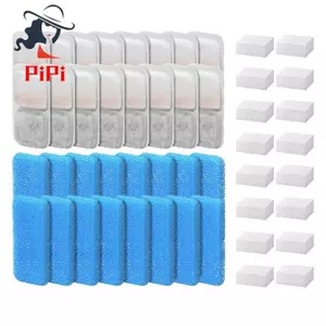 Bộ lọc đài phun nước cho mèo cho vòi nước tự động Bộ lọc thay thế và miếng bọt biển 16 + 16 + 16
