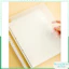 Bộ 4 Bìa nhựa tab phân trang sổ còng A5 / B5 / A4 màu trong suốt, xanh dương Bìa nhựa làm Binder