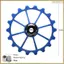 MEIJUN 18T MTB Xe Đạp Phía Sau Derailleur Bánh Xe Gốm Mang Ròng Rọc Xe Đạp Đường Bộ Hướng Dẫn Con Lăn Idler 4mm 5mm 6mm (Vàng)