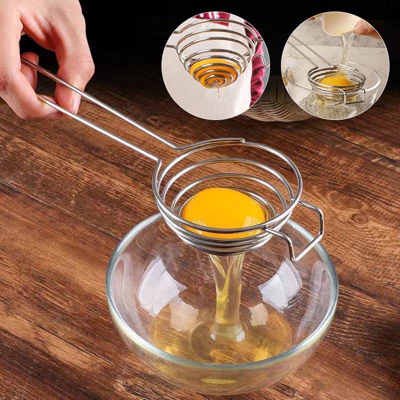 Bộ lọc tách lòng đỏ trứng bằng thép không gỉ cao cấp JRP, Bộ chia lòng trắng trứng dễ dàng JRP