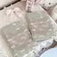 Gương gấp bướm trắng nền nâu thiết kế đơn giản nữ tính