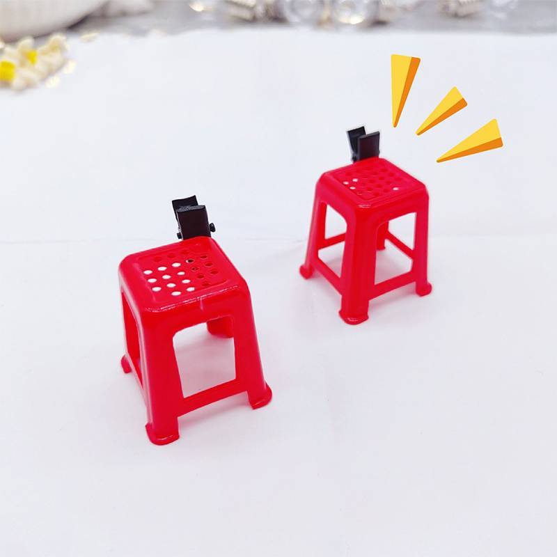 BT Mô Phỏng Vui Nhộn Phân Màu Đỏ Độc Đáo Kẹp Tóc Ngộ nghĩnh Phụ Kiện Tóc [NUW]