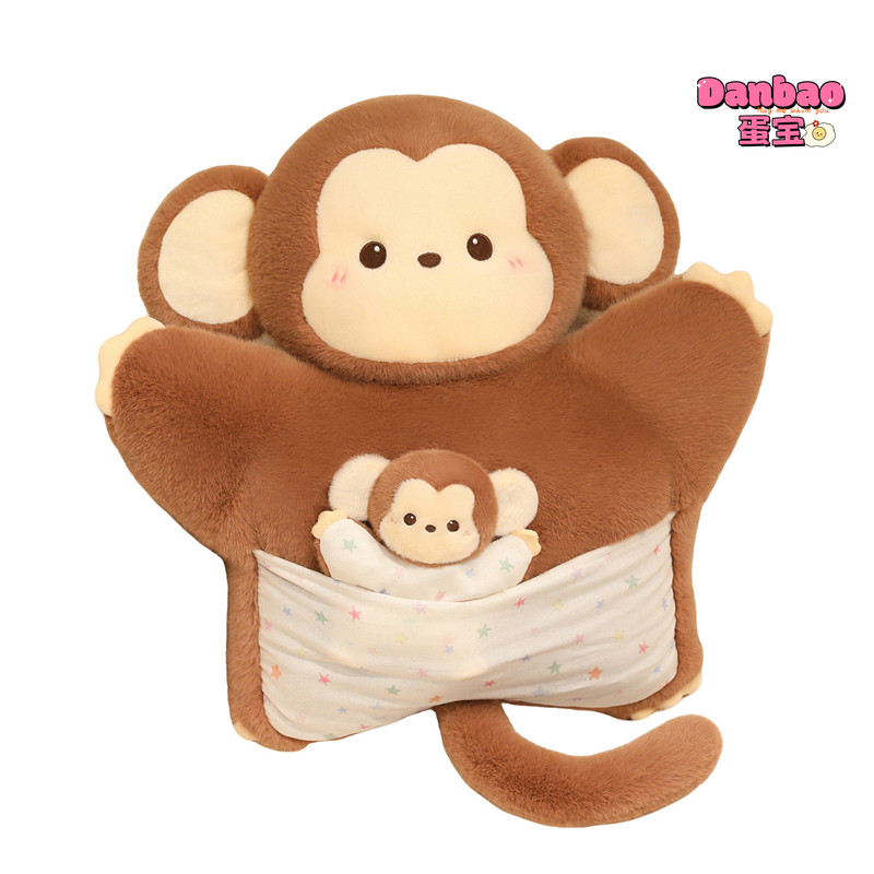 [DANBAO] Ôm đối tác động vật của bạn Đồ chơi sang trọng Búp bê khỉ dễ thương Gấu trúc Vịt cánh cụt Chất liệu ngỗng lớn Quà tặng mềm cho trẻ em Quà tặng sinh nhật DANBAO Đồ chơi