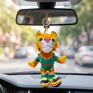 < Pluscloth > Móc khóa sang trọng bóng đá dễ thương – Mặt dây chuyền động vật nhồi bông kỷ niệm Fifa mềm cho túi xách Ba lô Quà tặng vui nhộn cho người hâm mộ thể thao ở Đông Nam Á Búp bê sang trọng bóng đá