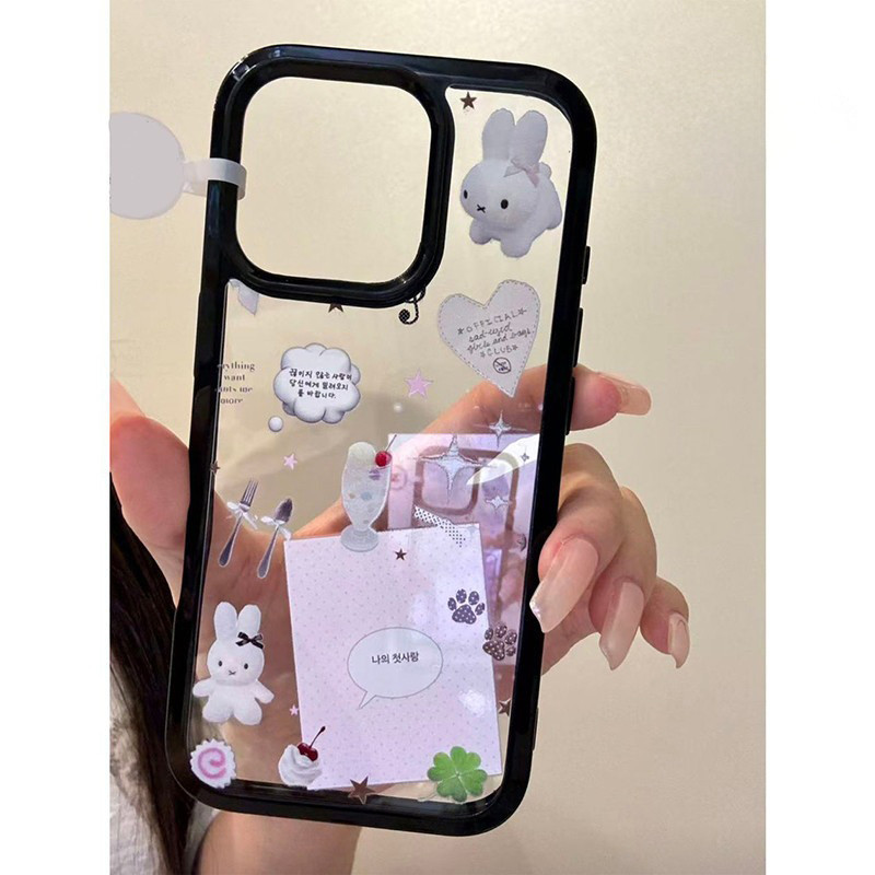 Ốp Lưng Cho IPhone 11 17 16 15 13 14 12 Pro Max AIR 16 15 Plus XR XS Max Vỏ trong suốt Acrylic ngọt ngào tươi mát | BigBuy360 - bigbuy360.vn