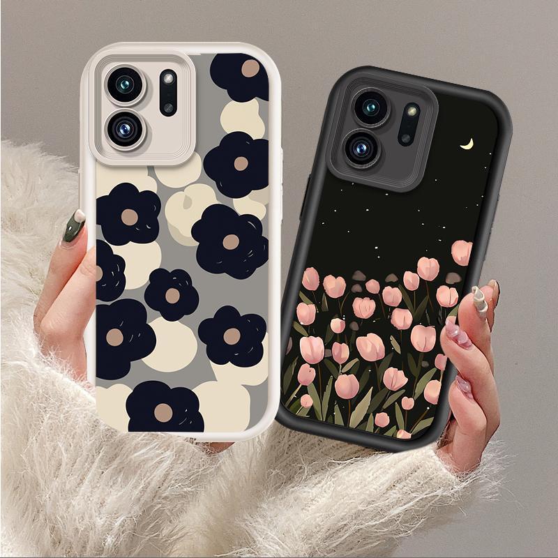 Ốp Lưng Cho OPPO A5X A6 A6X 4G 5G Hoạt Hình Silicon Mềm Đáng Yêu Ốp lưng TPU Hoa Tulip Angel Eye Ốp Lưng Chống Sốc