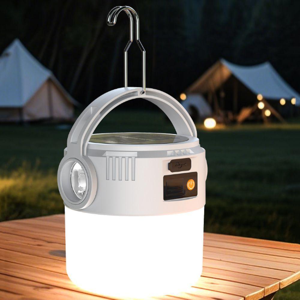Đèn LED Sạc Năng Lượng Mặt Trời & USB Chính Hãng–Đèn Siêu Sáng Cầm Tay Chống Nước Dùng Khi Mất Điện