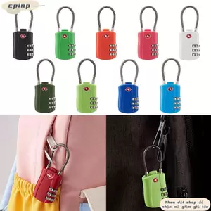 Khóa kết hợp 3 chữ số CPINCP, Khóa mật khẩu hải quan chống trộm đầy màu sắc, Dụng cụ an ninh di động TSA Vali Hành lý Khóa mã hóa Du lịch