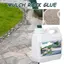 Keo đá 64 oz để cảnh quan, Keo che phủ mặt đất, Keo dính an toàn chắc chắn để che phủ đá Sân hiên cửa hàngidaevn