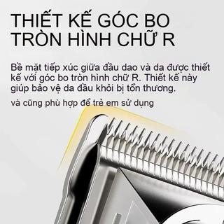 COD Tông Đơ Cắt Tóc Kim Loại Cao Cấp, Máy Cắt Tóc Sạc Pin Mạnh Cho Salon Gia Đình
