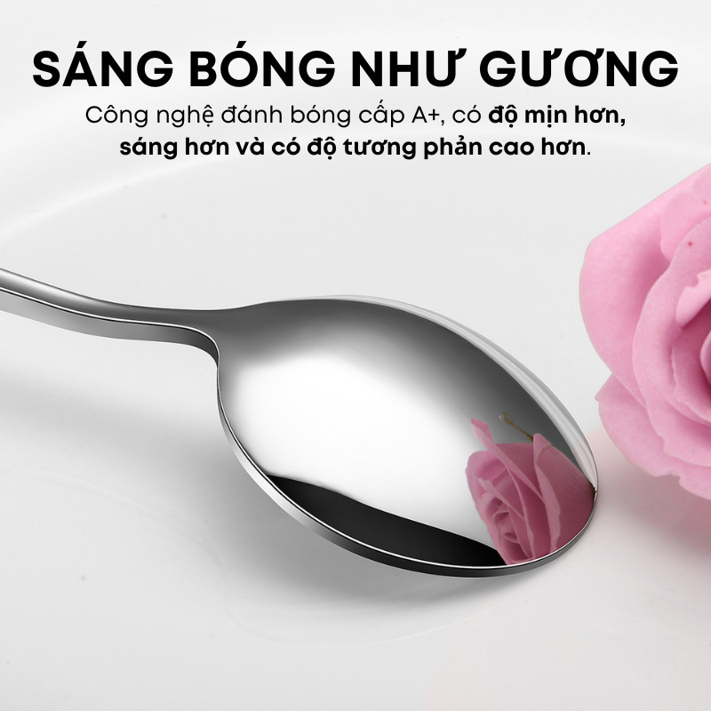 [LẺ] Dao Muỗng Dĩa Inox 410 – Nhiều Kích Cỡ – Dao Bít Tết, Thìa, Nĩa, Muỗng Cafe Dày Dặn Dùng Gia Đình, Nhà Hàng 1010