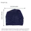 BRBRAA Slouchy Beanie, Mũ len móc thủ công nhẹ, Thiết kế hoa ấm cúng sành điệu Lưới vải dệt kim mũ đầu lâu Mũ nón
