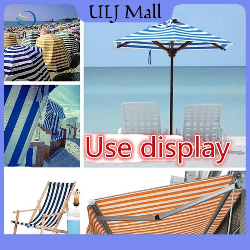 ULJ 420D Thời Trang Sọc In Vải Oxford Vải Chống Thấm Nước Tán Lều Ô Vải PU Phủ 50x150cm / Tấm Che Nắng PC.