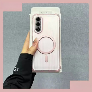 Ốp Lưng Cho Samsung Galaxy A57 A37 A56 A36 A26 A07 A06 4G 5G 2026 Ốp Lưng Silicon Mềm Trong Suốt Từ Tính Chống Sốc Cho SamsungA57 A55 A17 A16 A54 Ốp Điện Thoại SamsungA37