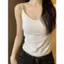 Milyfashion Nhiều Màu Ren Rỗng Sling Có Miếng Lót Ngực Mùa Hè Phong Cách Mới Ngọt Cay Gợi Cảm Bên Ngoài Mặc Không Tay Ngắn Top BEGY